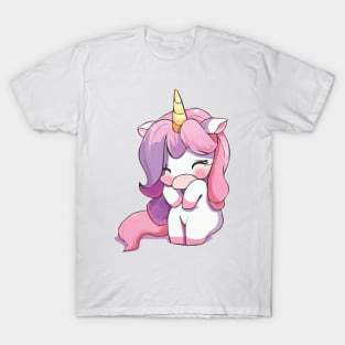 Shy Unicorn T-Shirt